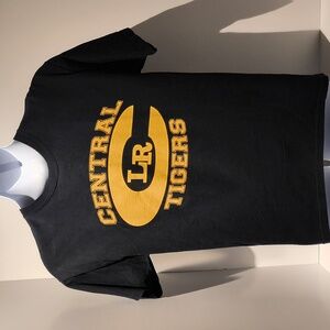 Gildan Men's Central Little Rock T-shirt Large High School Tigers Black